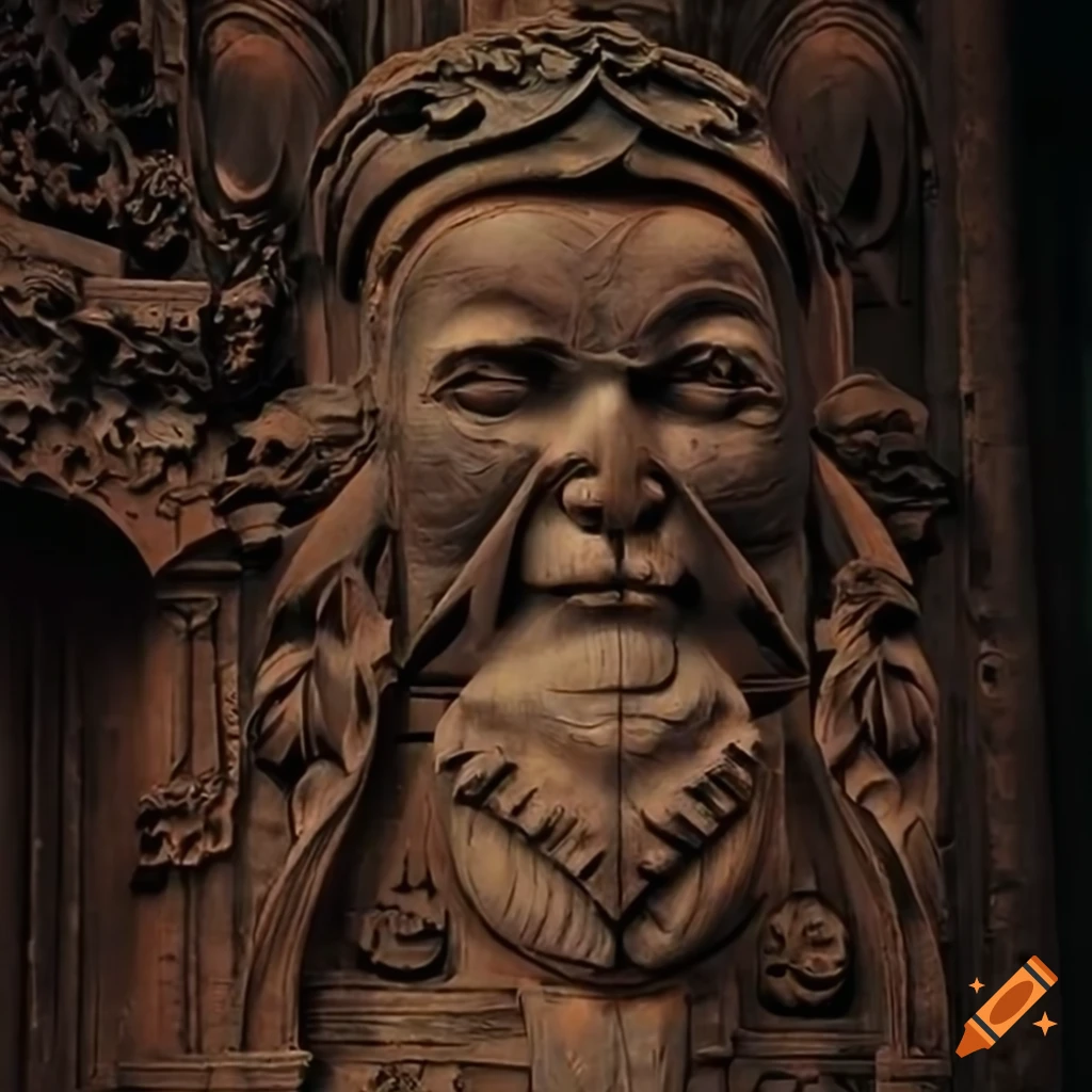 Finest architectural stave carving in high definition