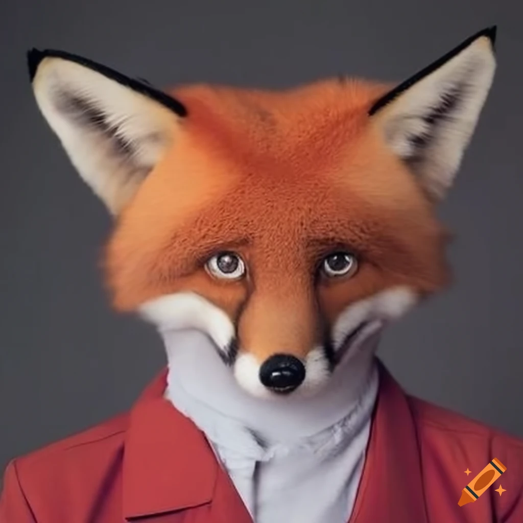 fox wearing a suit