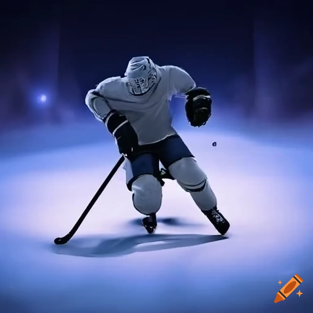 hockey player in action