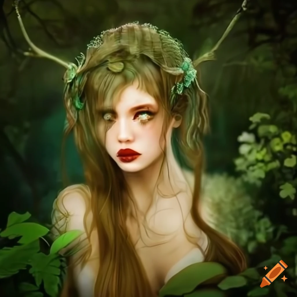 Forest Nymph On Craiyon