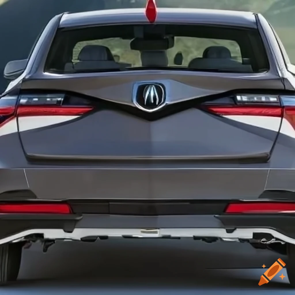 rear view of a 2023 Acura mid-size sedan