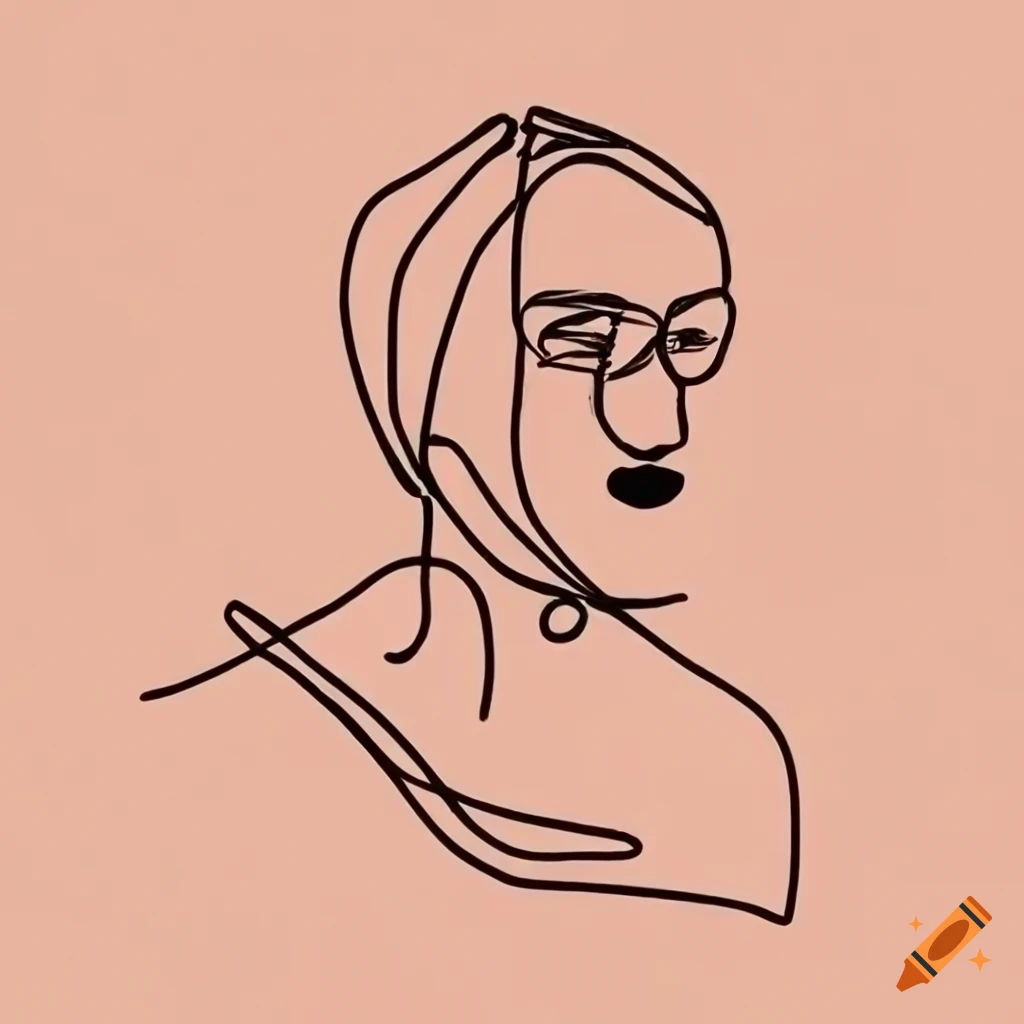 One line drawing inspired by jonathan calugi on Craiyon