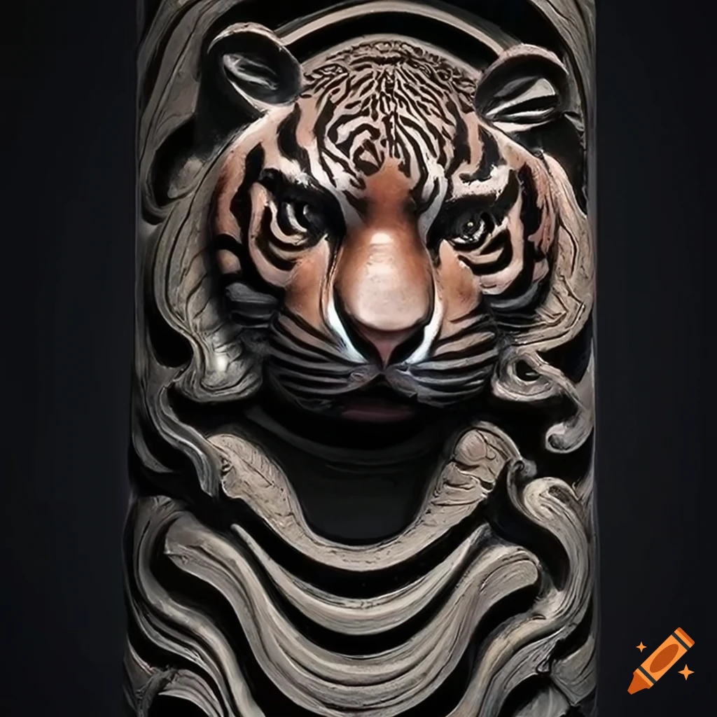 Premium Photo | Tiger for tattoo