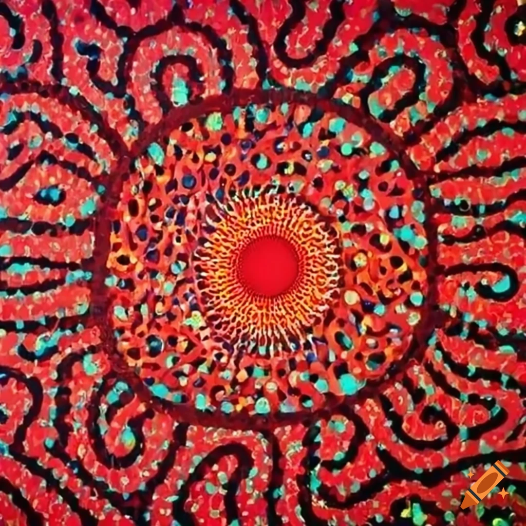Spirograph Artwork By Yayoi Kusama On Craiyon
