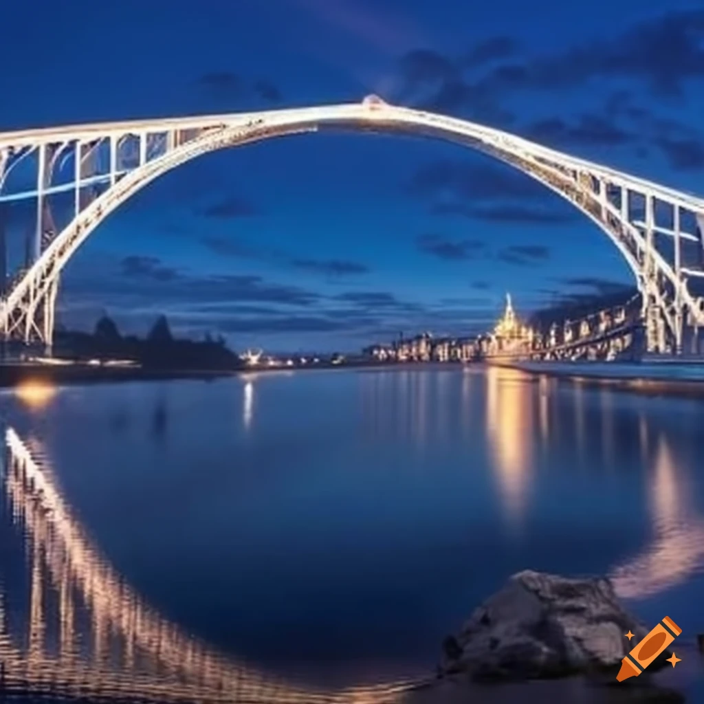 Visually stunning bridges on Craiyon