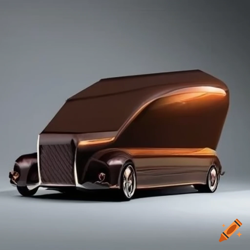 unique car resembling a coffin