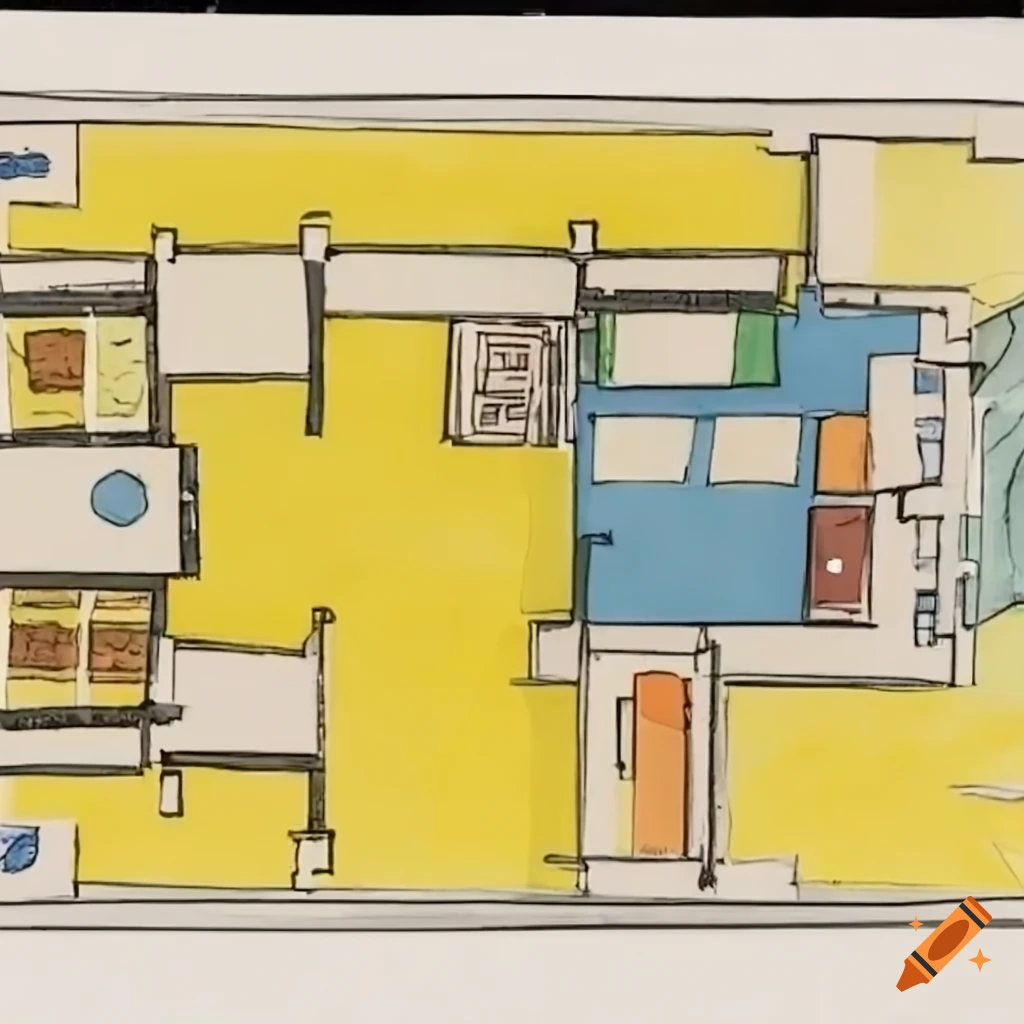 floor-plan-layout-with-reception-area-in-yellow-on-craiyon