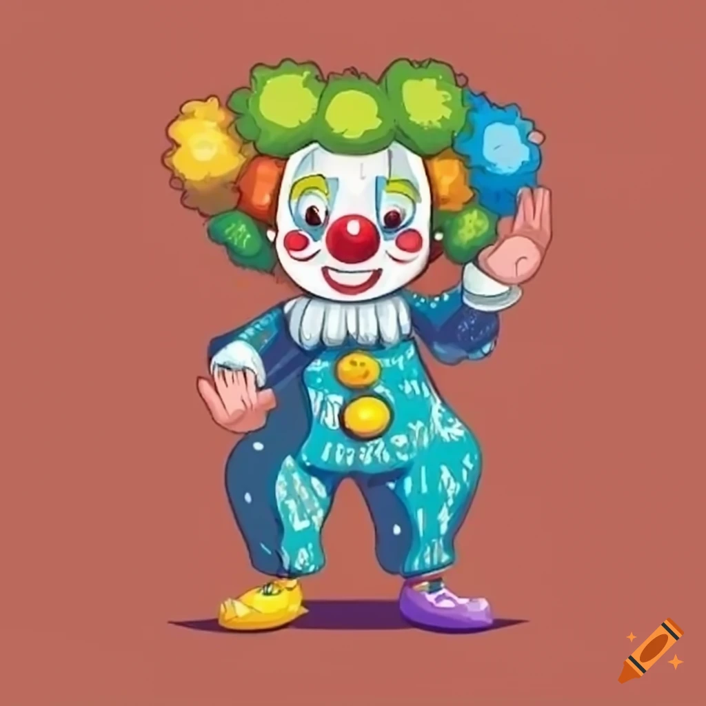 cartoon depiction of a clown