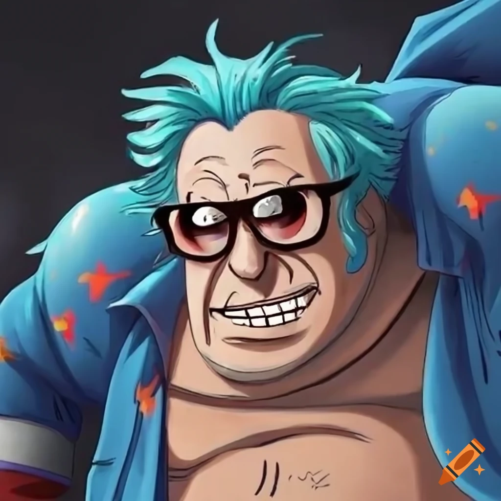 Franky from One Piece portrayed by Danny DeVito