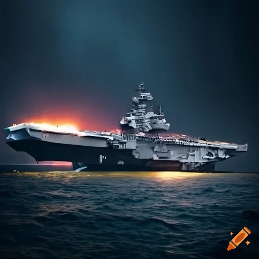 Advanced nuclear fusion powered aircraft carrier
