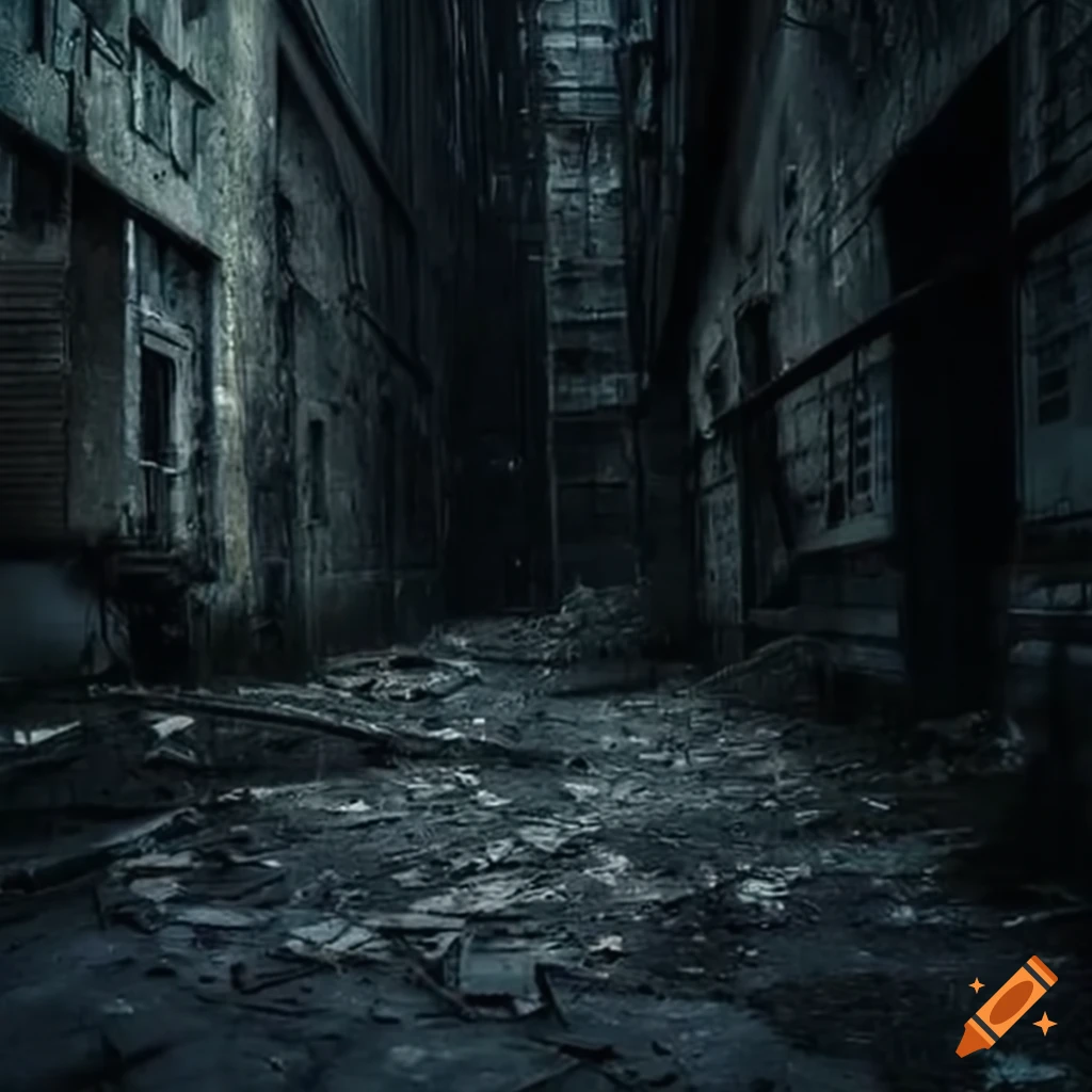 post-apocalyptic alleyway