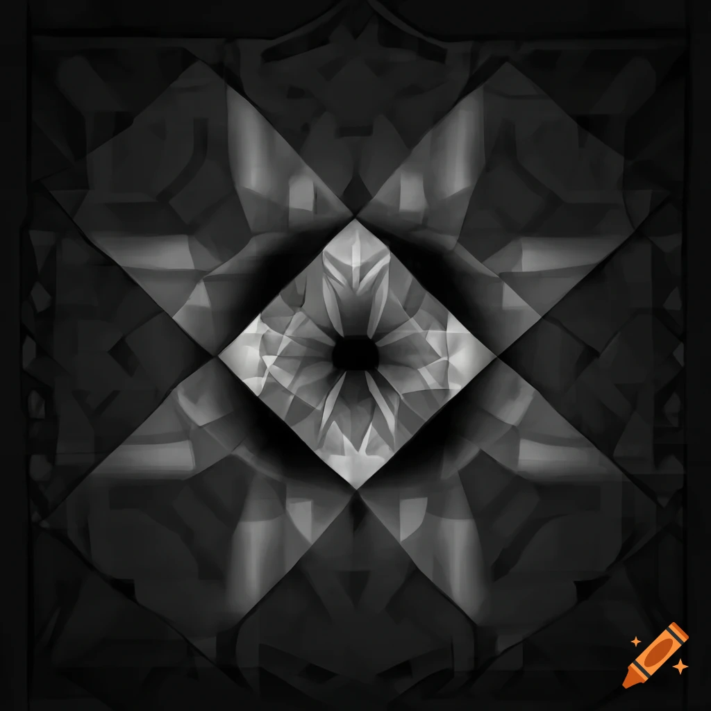 Smoothly drawn russian style triangle art on Craiyon