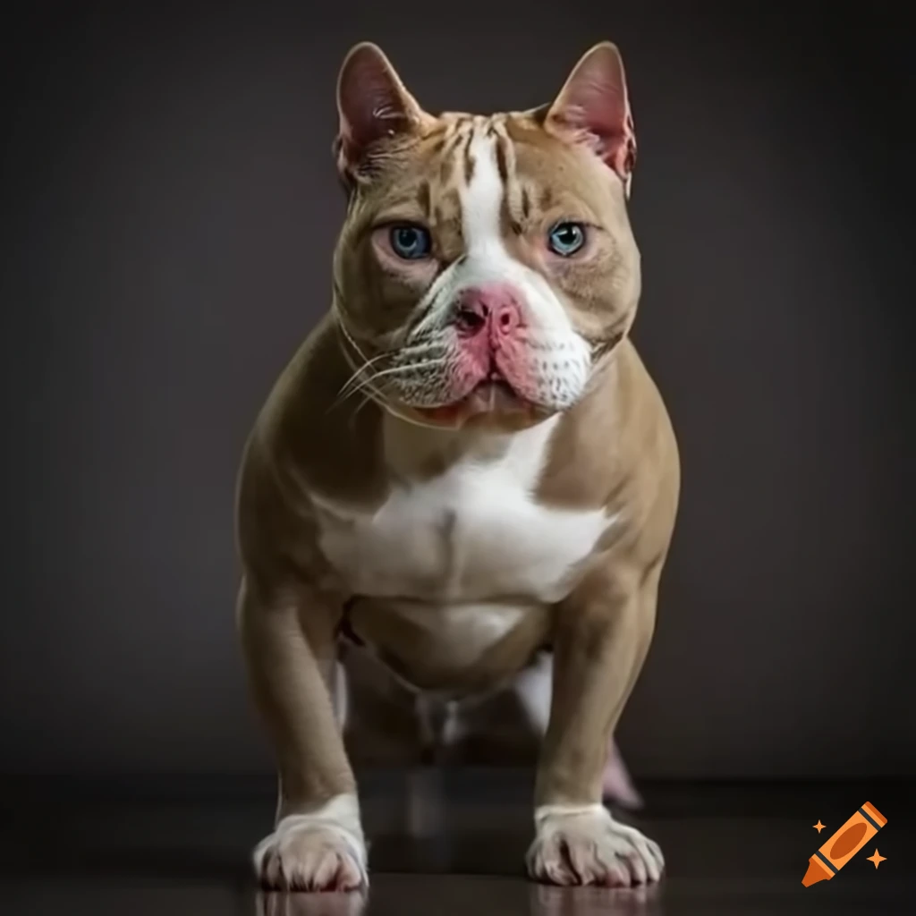 Muscular Cat Resembling American Xl Bully On Craiyon