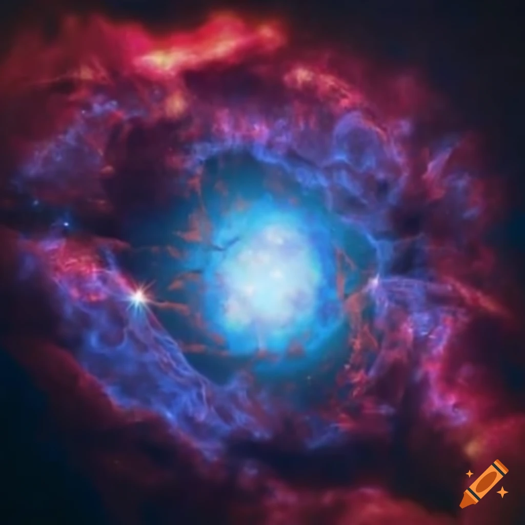 scientist observing a supernova at night
