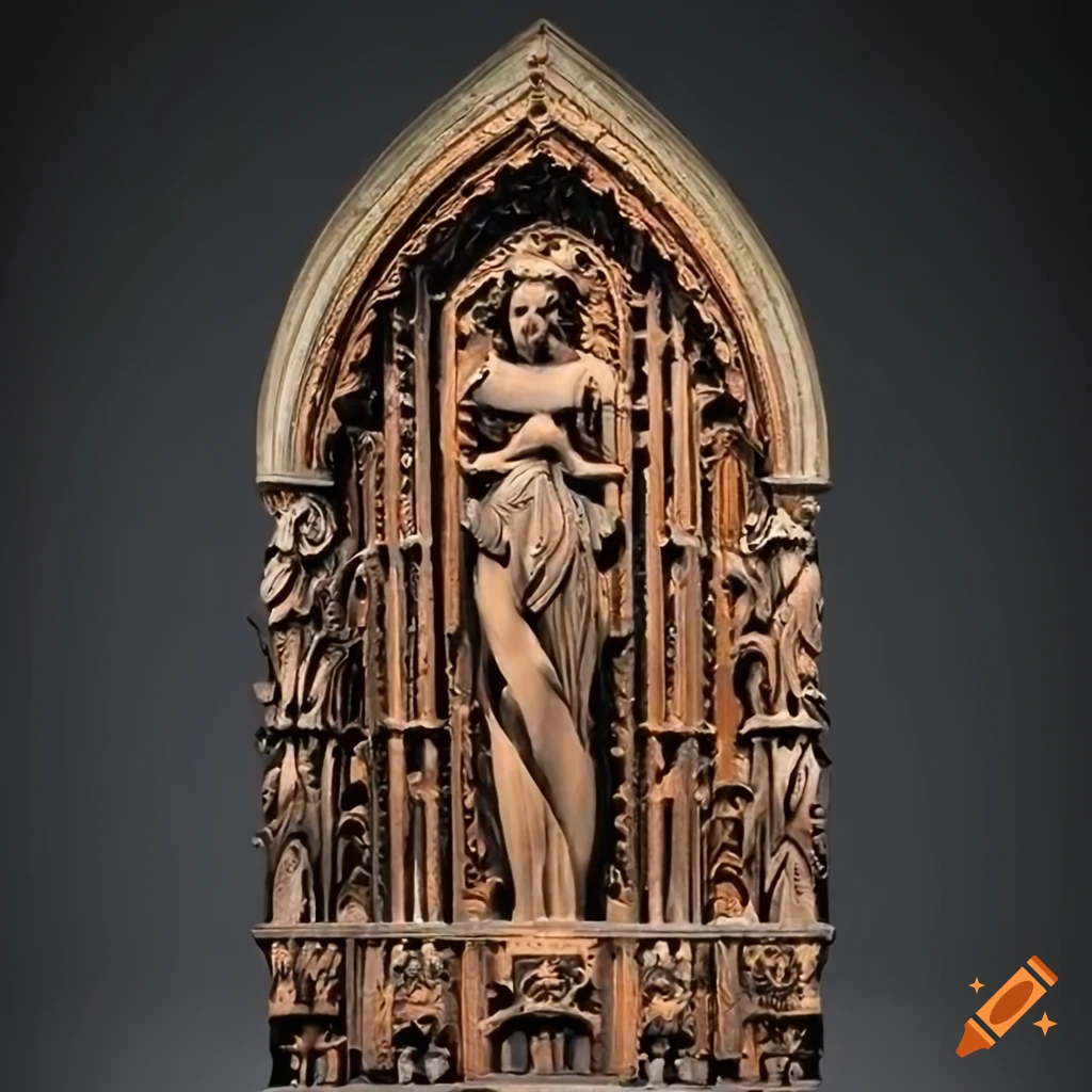 Highdefinition variegated carving art on Craiyon