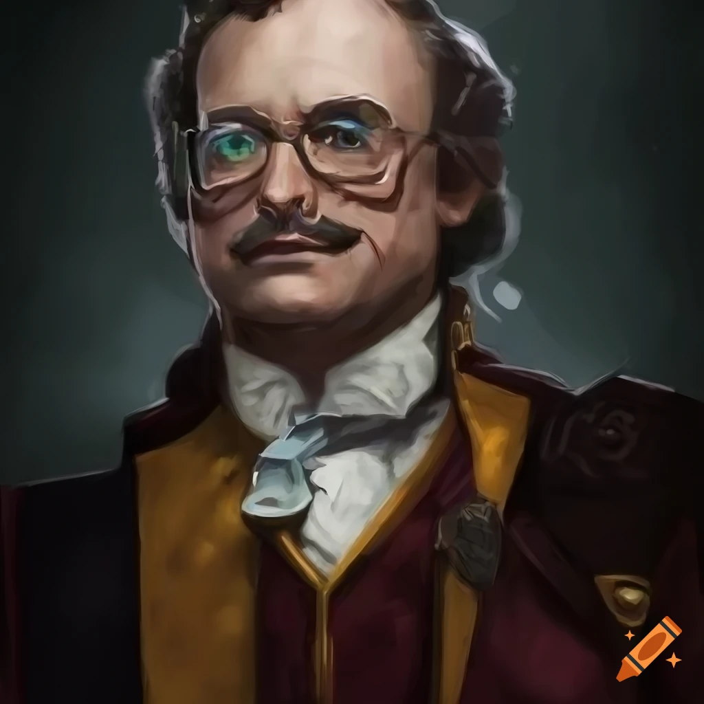 Digital portrait of a noble aristocrat from warhammer 40k on Craiyon