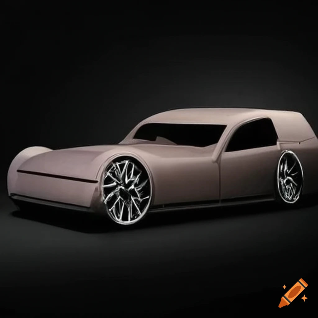 unique car resembling a coffin
