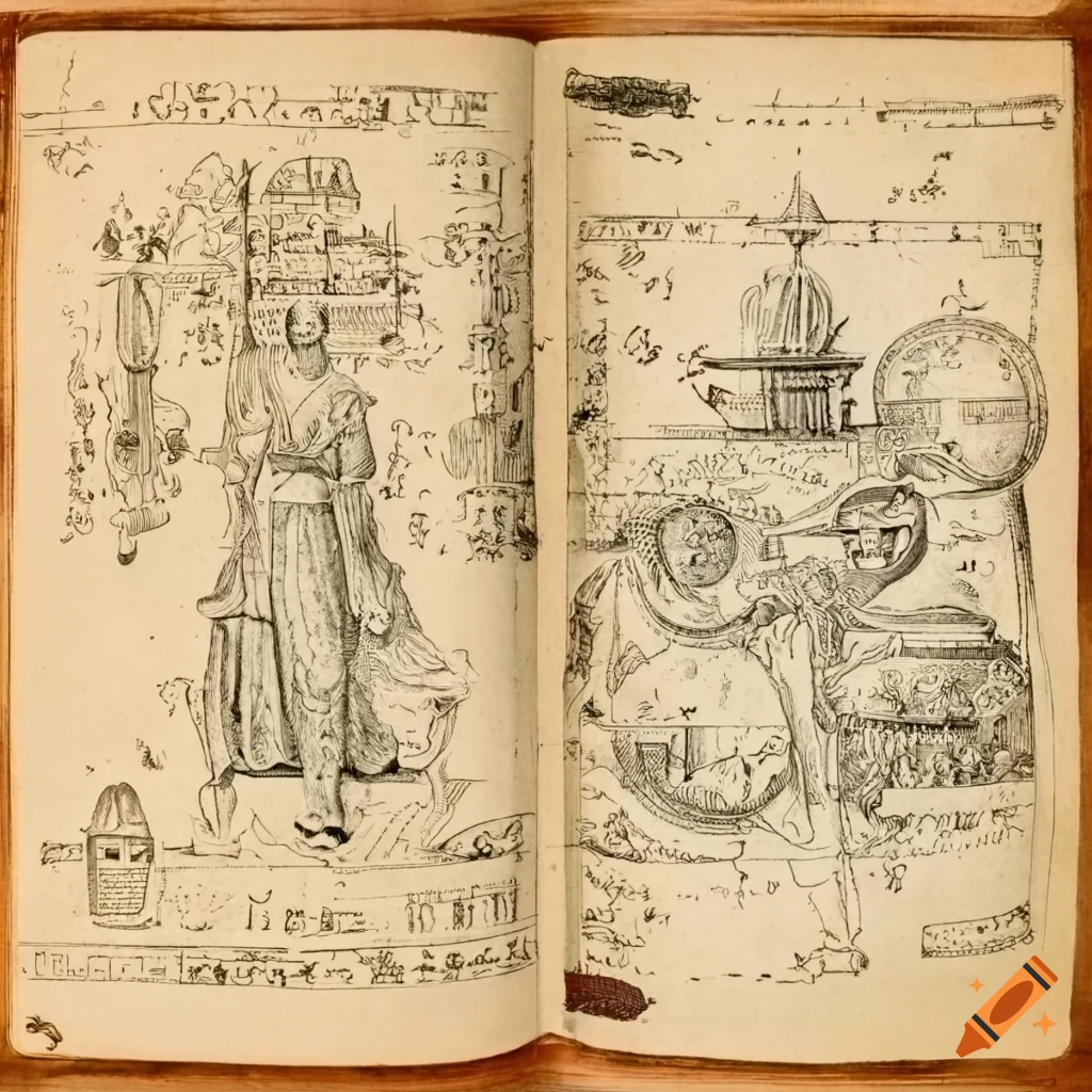 Codex seraphinianus on Craiyon