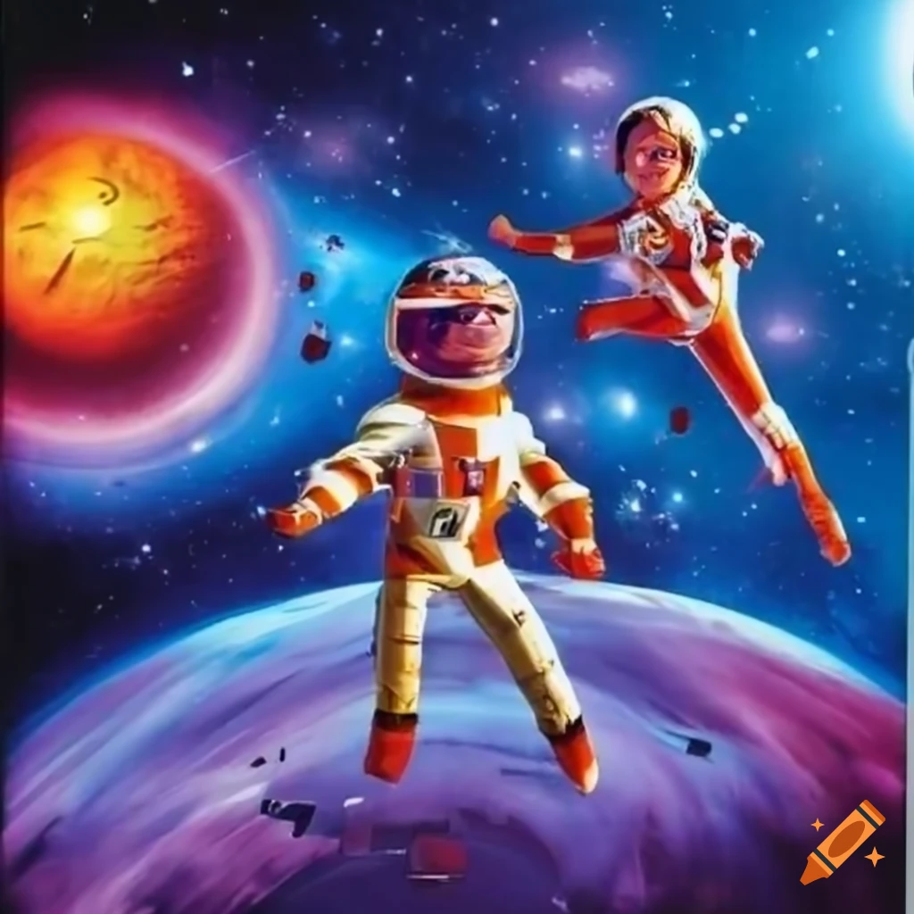 80s space movie characters on Craiyon
