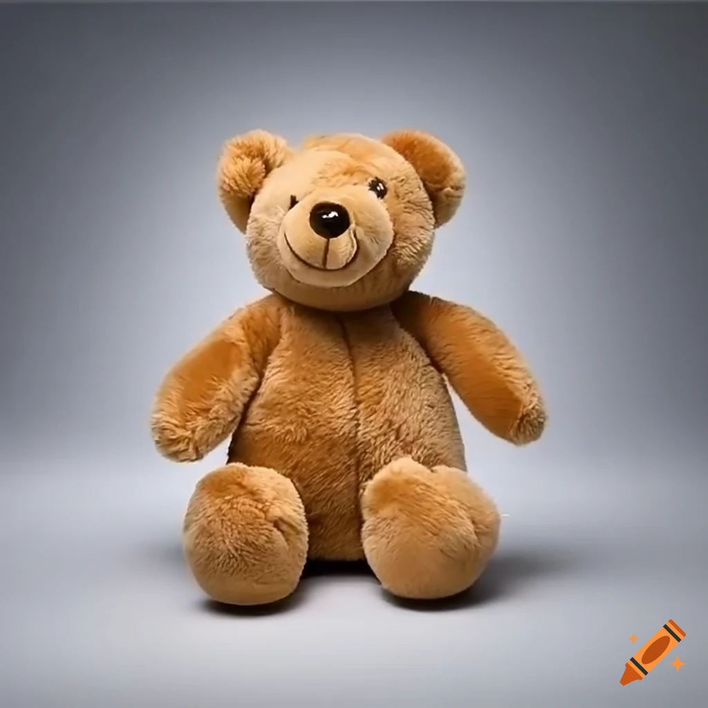 Mr. bean teddy bear plush toy on Craiyon