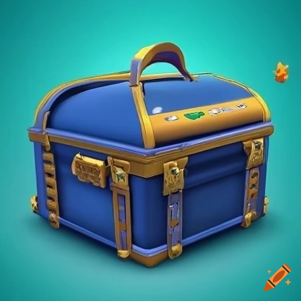 Cute chest boxes for a casual game