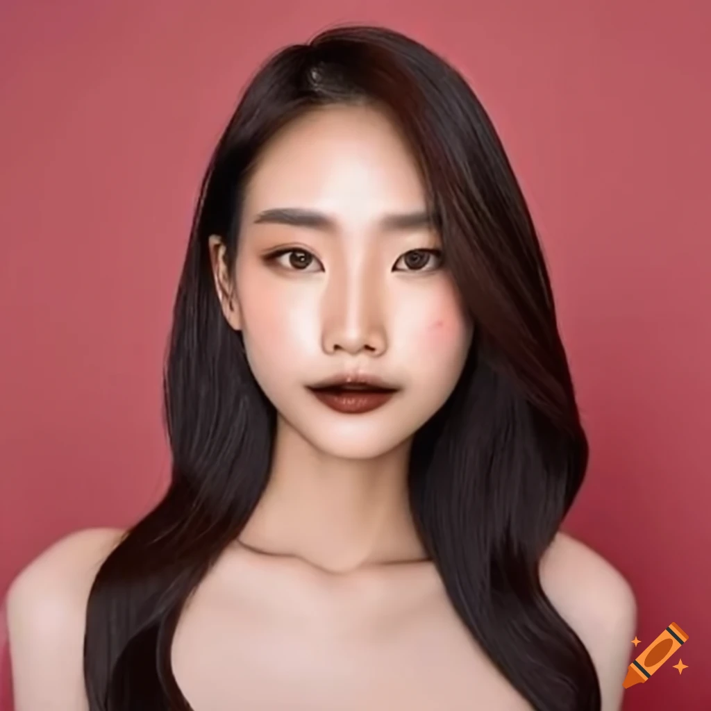headshot of an Asian influencer with captivating eyes