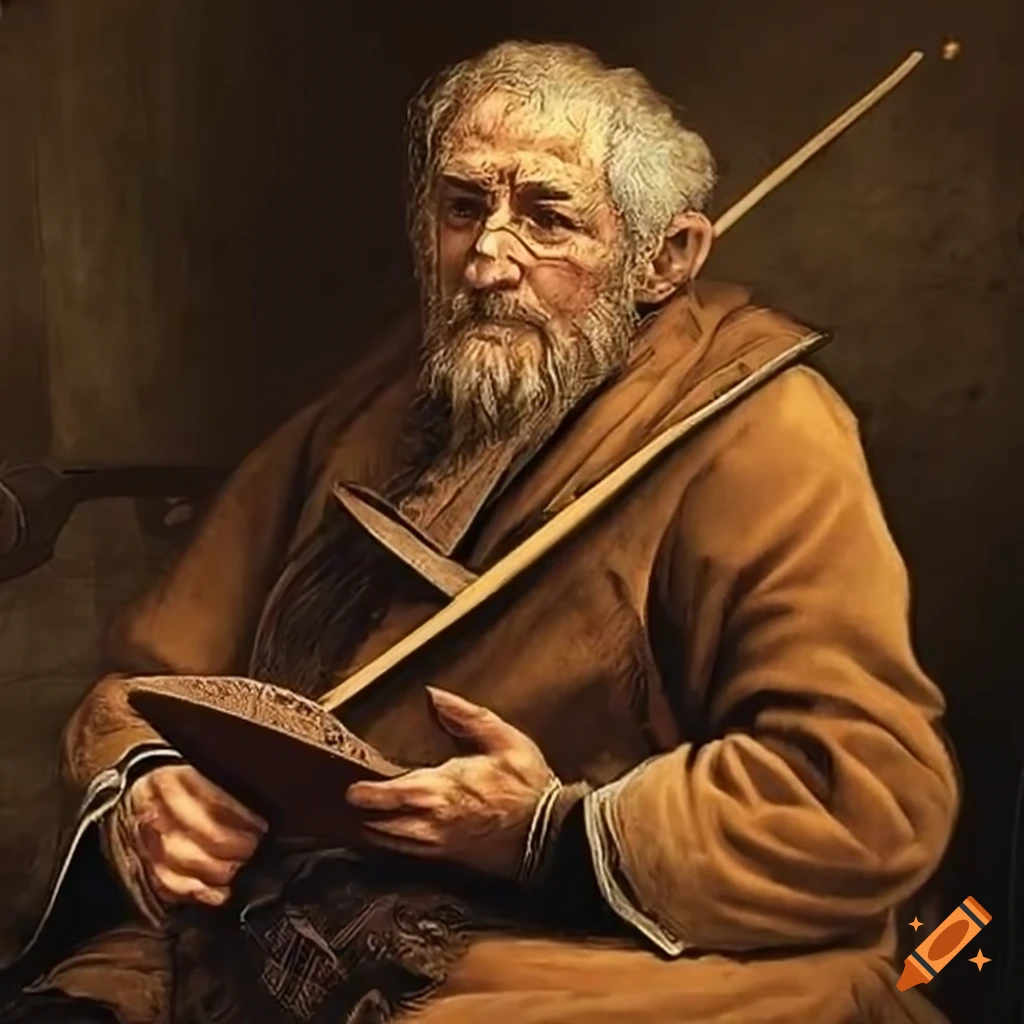 Image Of An Elderly Man Telling Stories On Craiyon