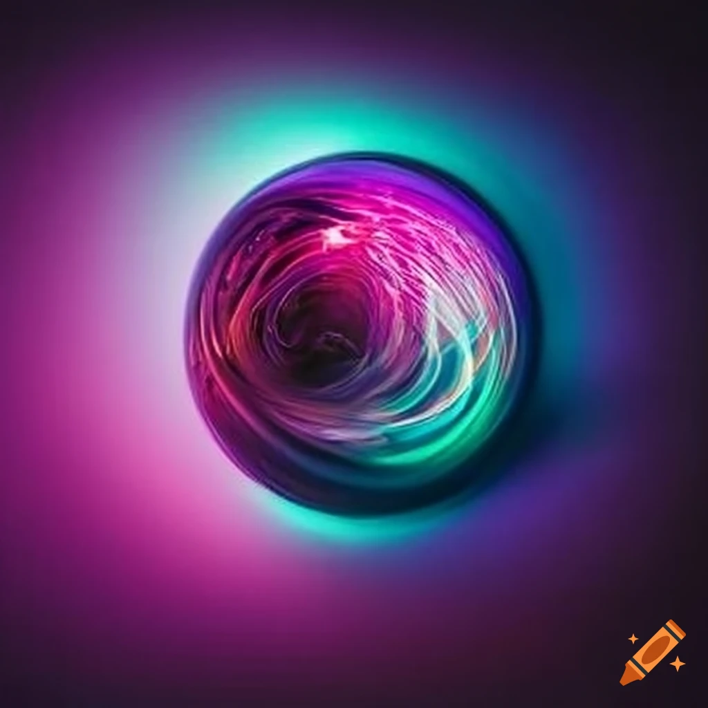 image of a glowing magic ball