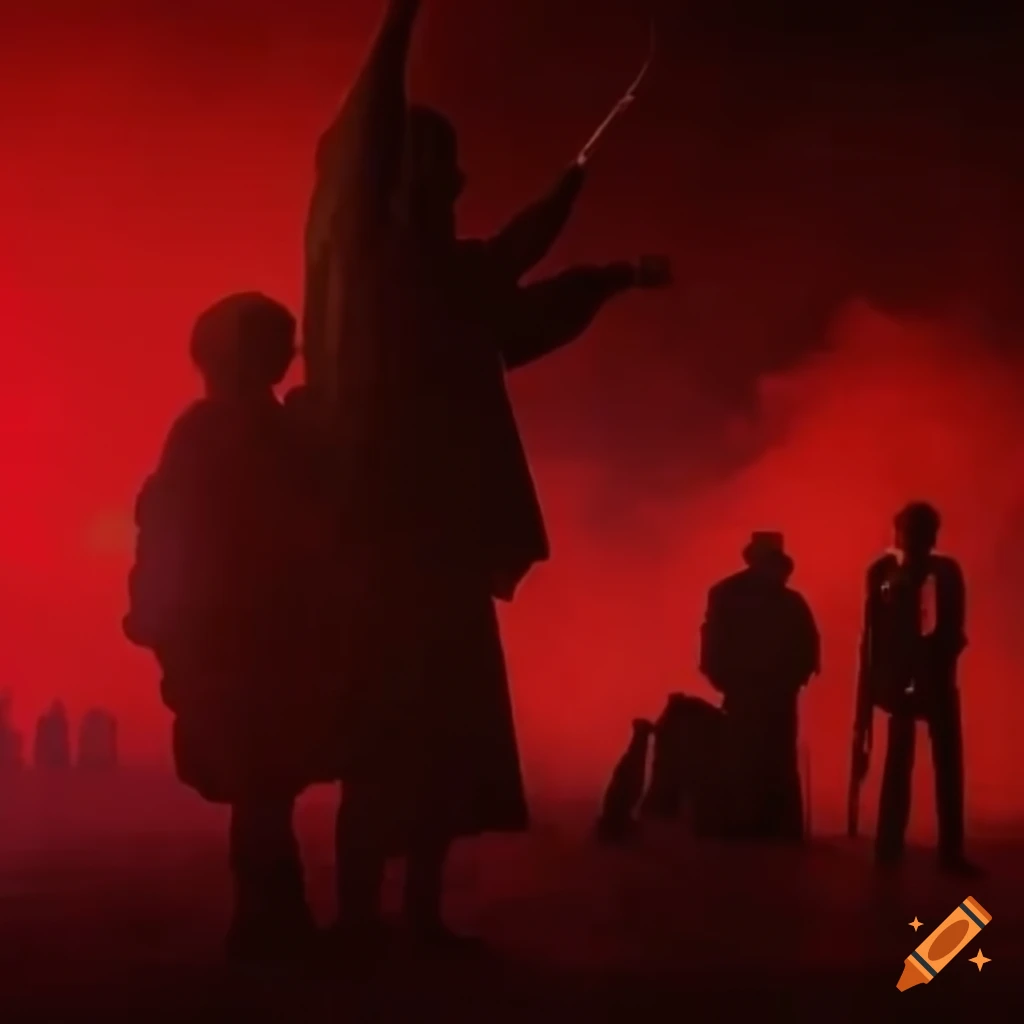 image representing a socialist revolution