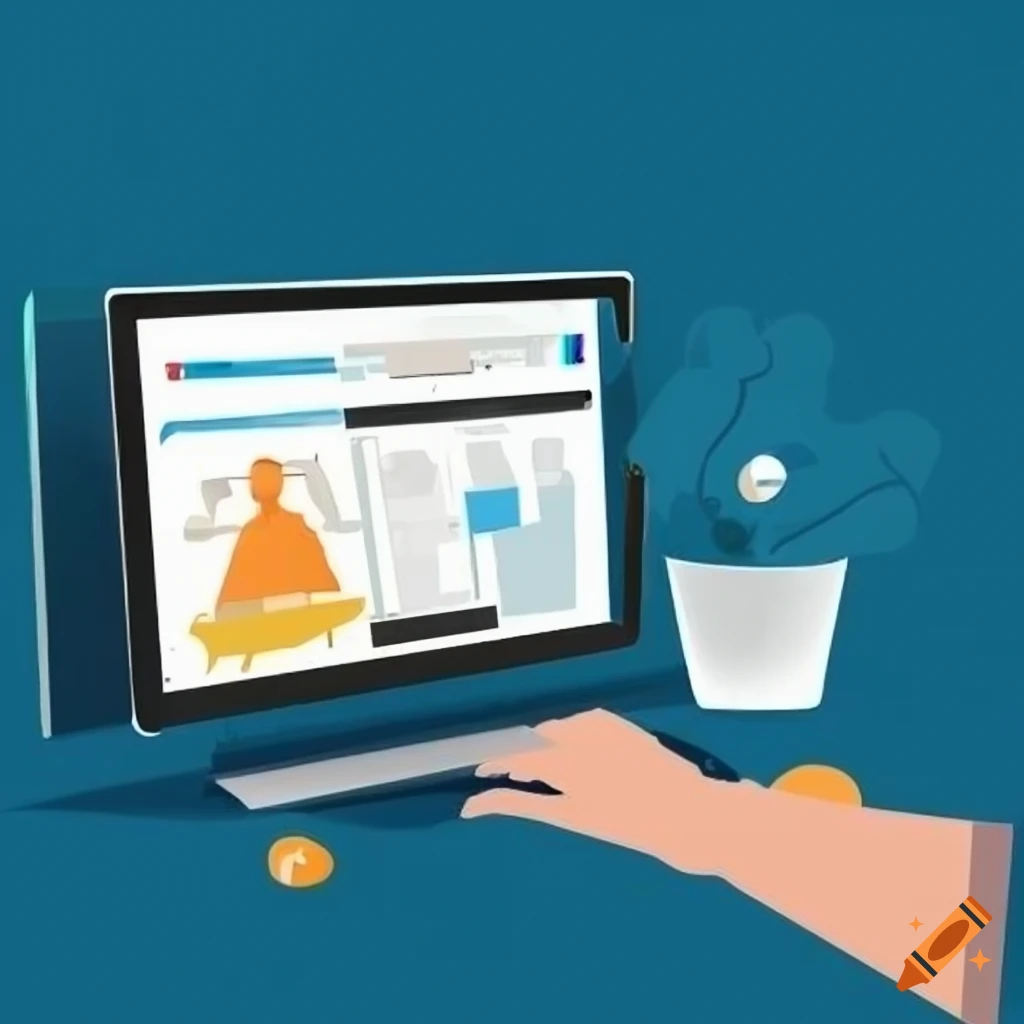 Image for a start up business website design product on craiyon