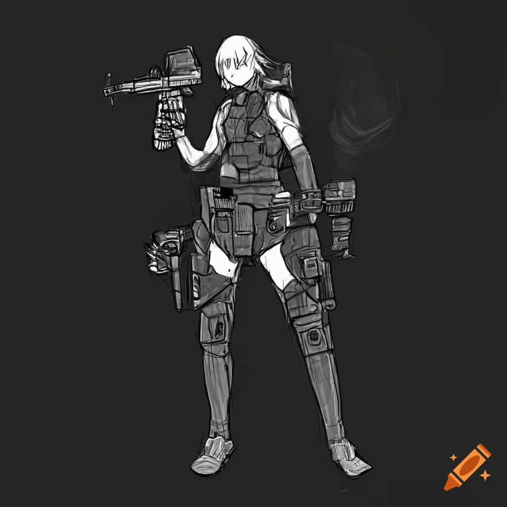 Death, weapons, gun, girl, anime, HD wallpaper | Peakpx