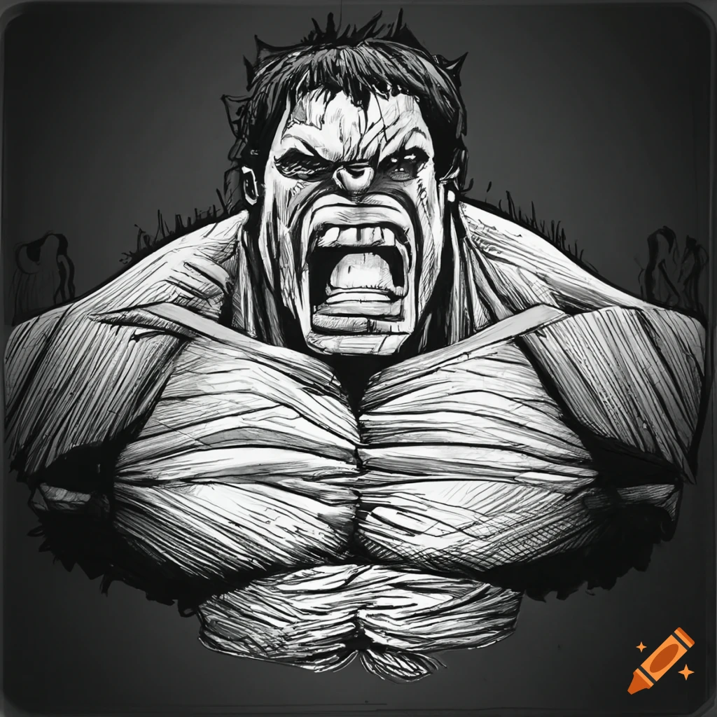 Keown_Hulk head weems inks | an INCREDIBLE HULK fan web site