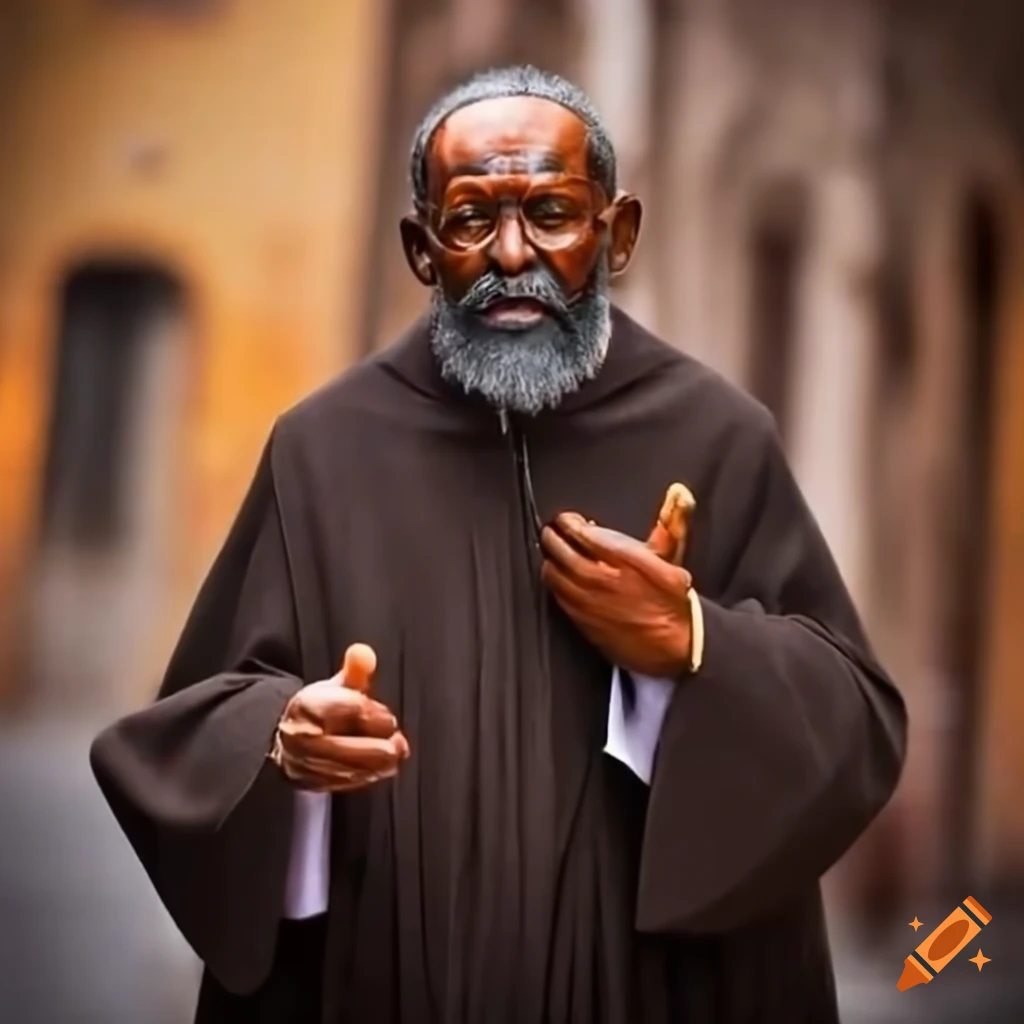 people dressed as Father Pio in Pietrelcina, Italy