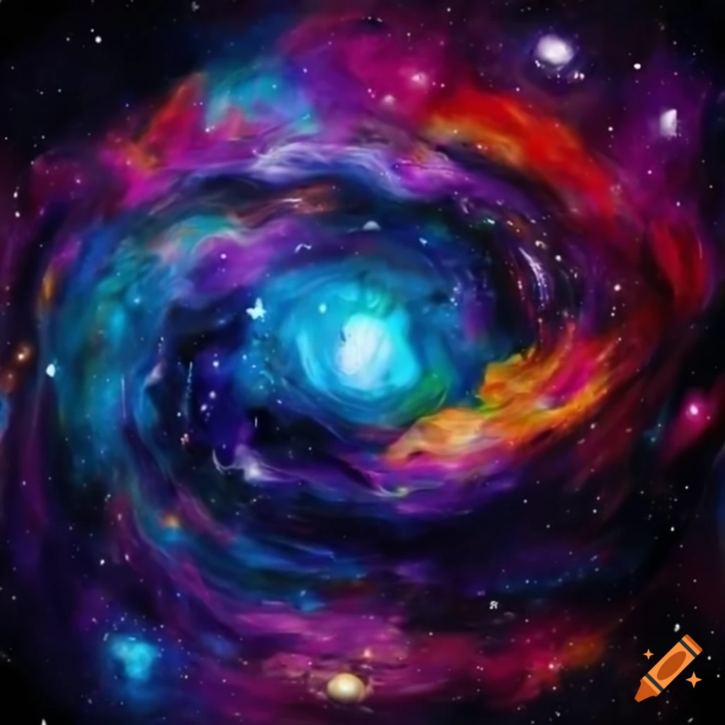 Scary Galaxy In Outer Space On Craiyon