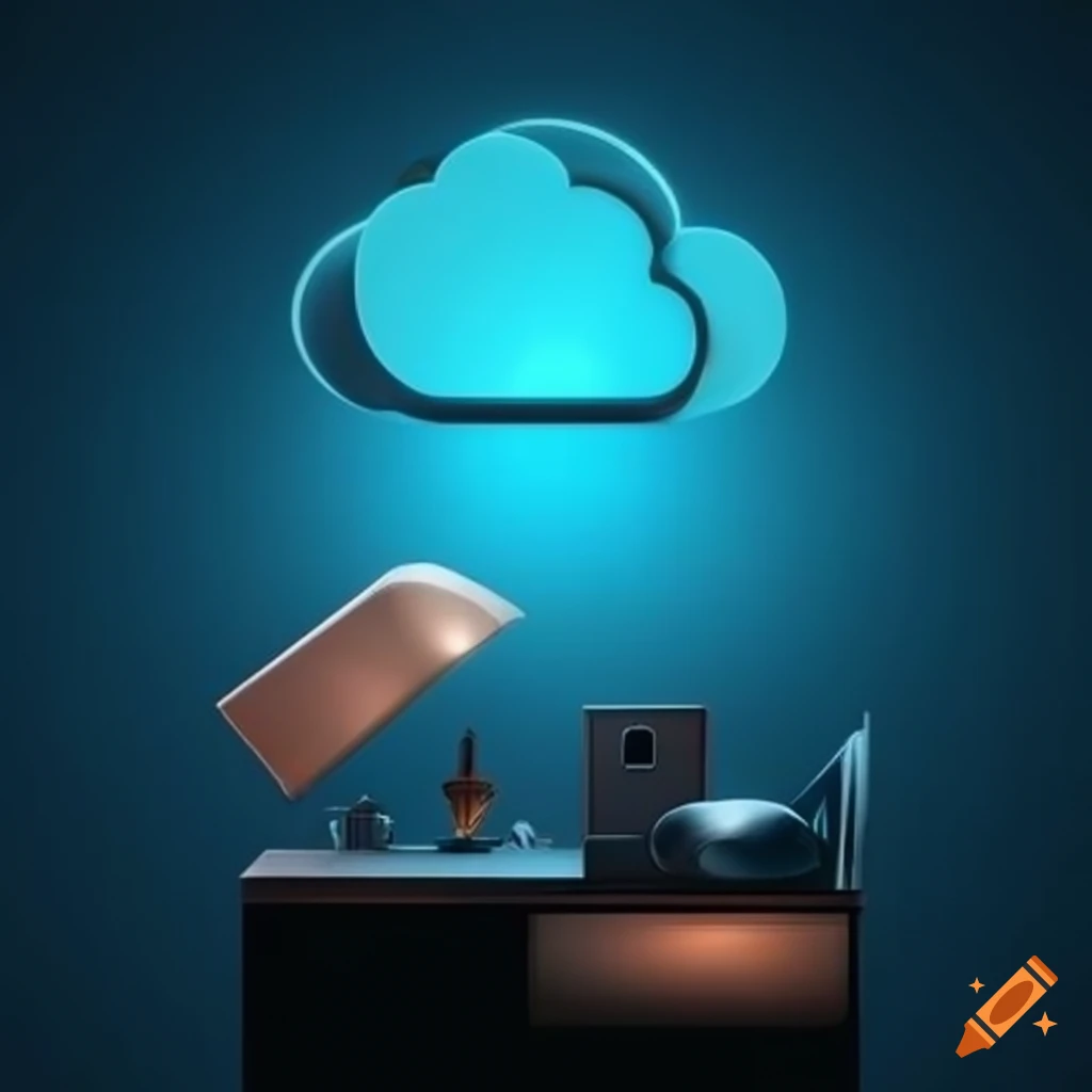 Luxurious depiction of aws cloud on craiyon
