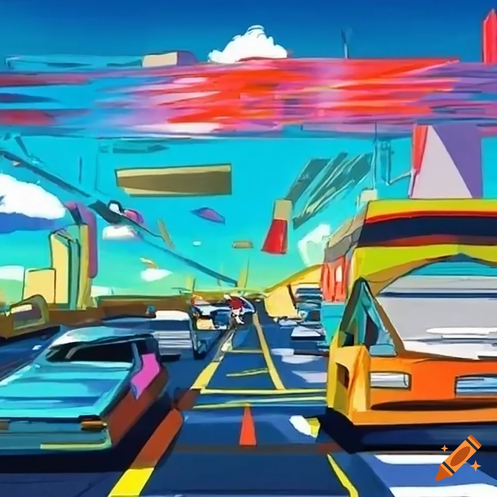 Traffic Jam..Funny Drawing by Rajan V - Fine Art America