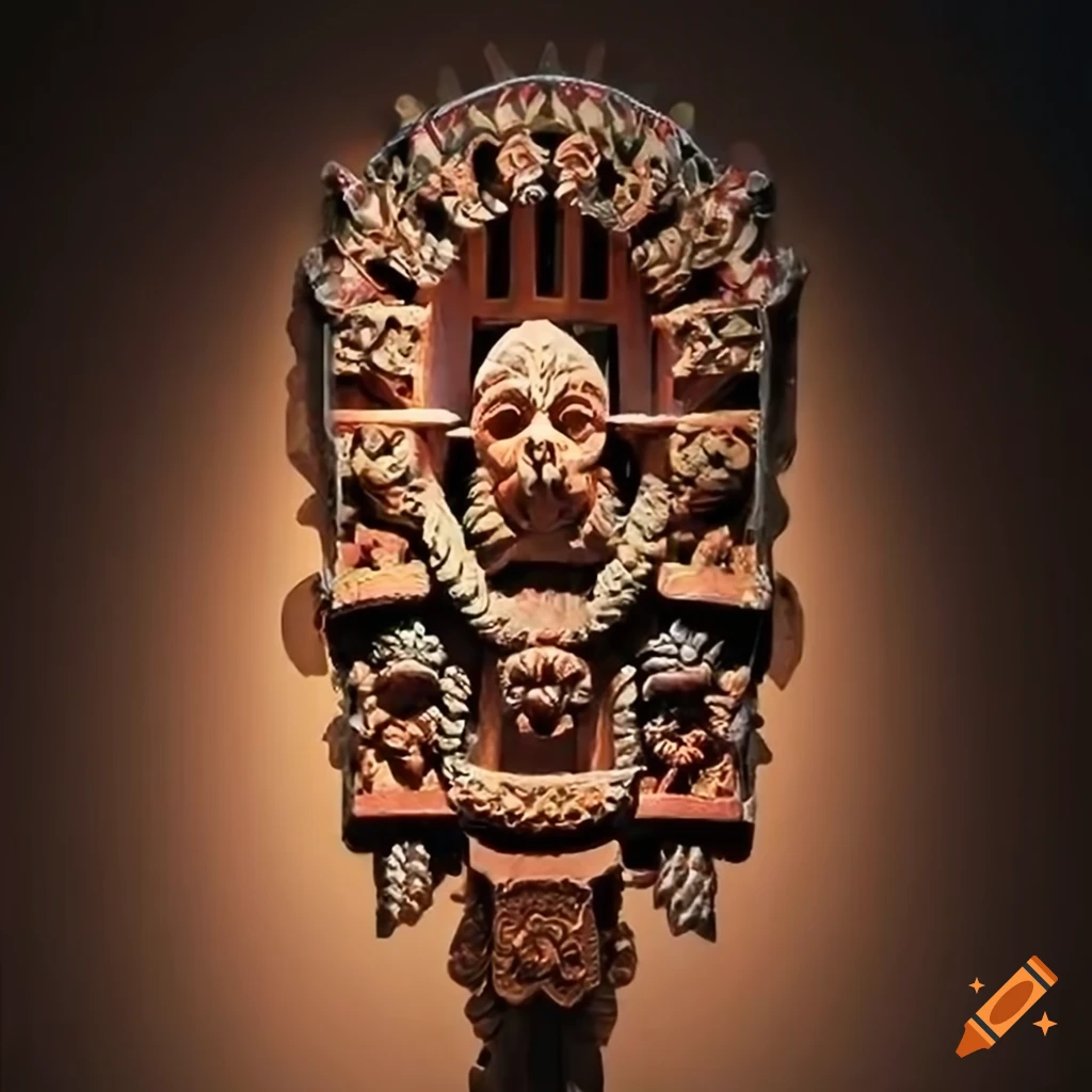 detailed woven artwork with a Mariachi motif