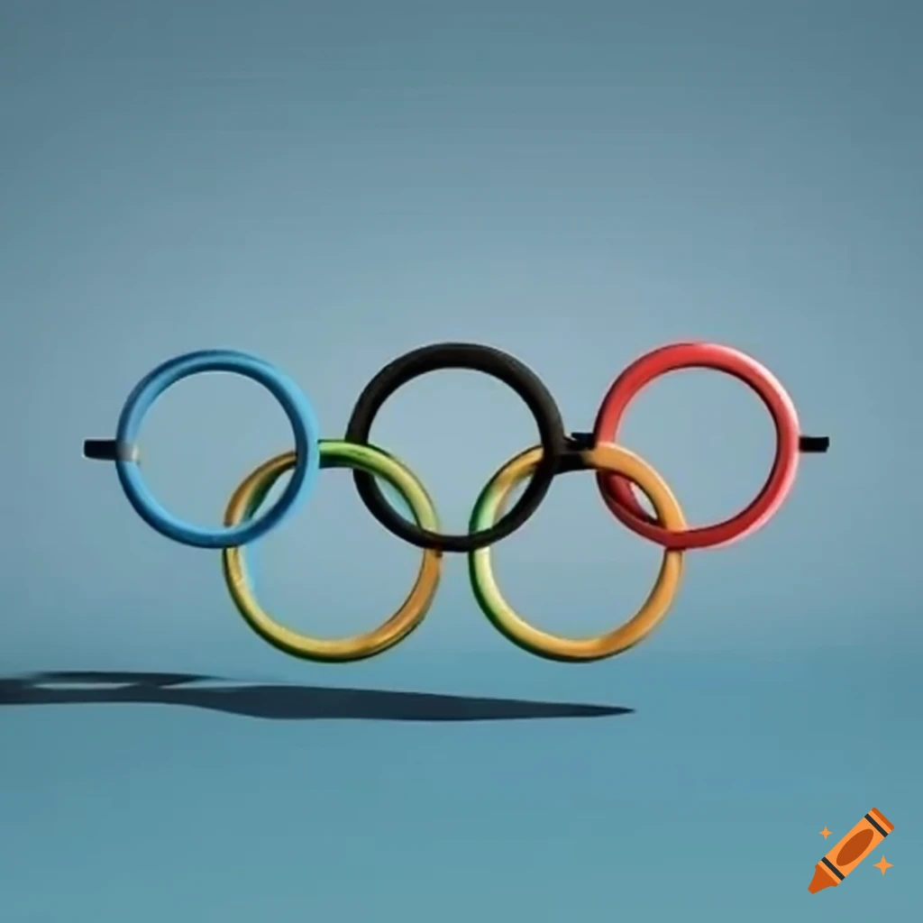 Olympic rings logo on Craiyon