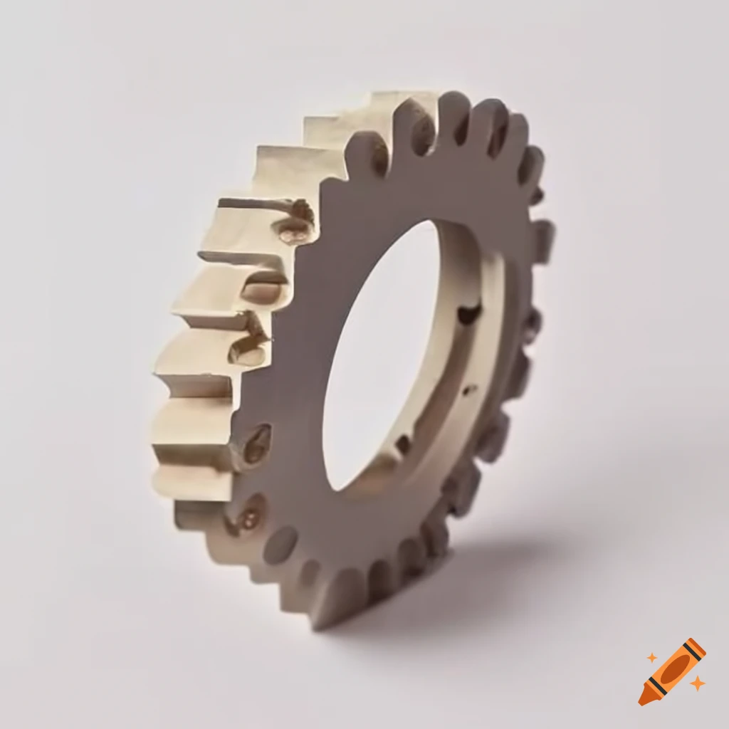 close-up of gears in motion