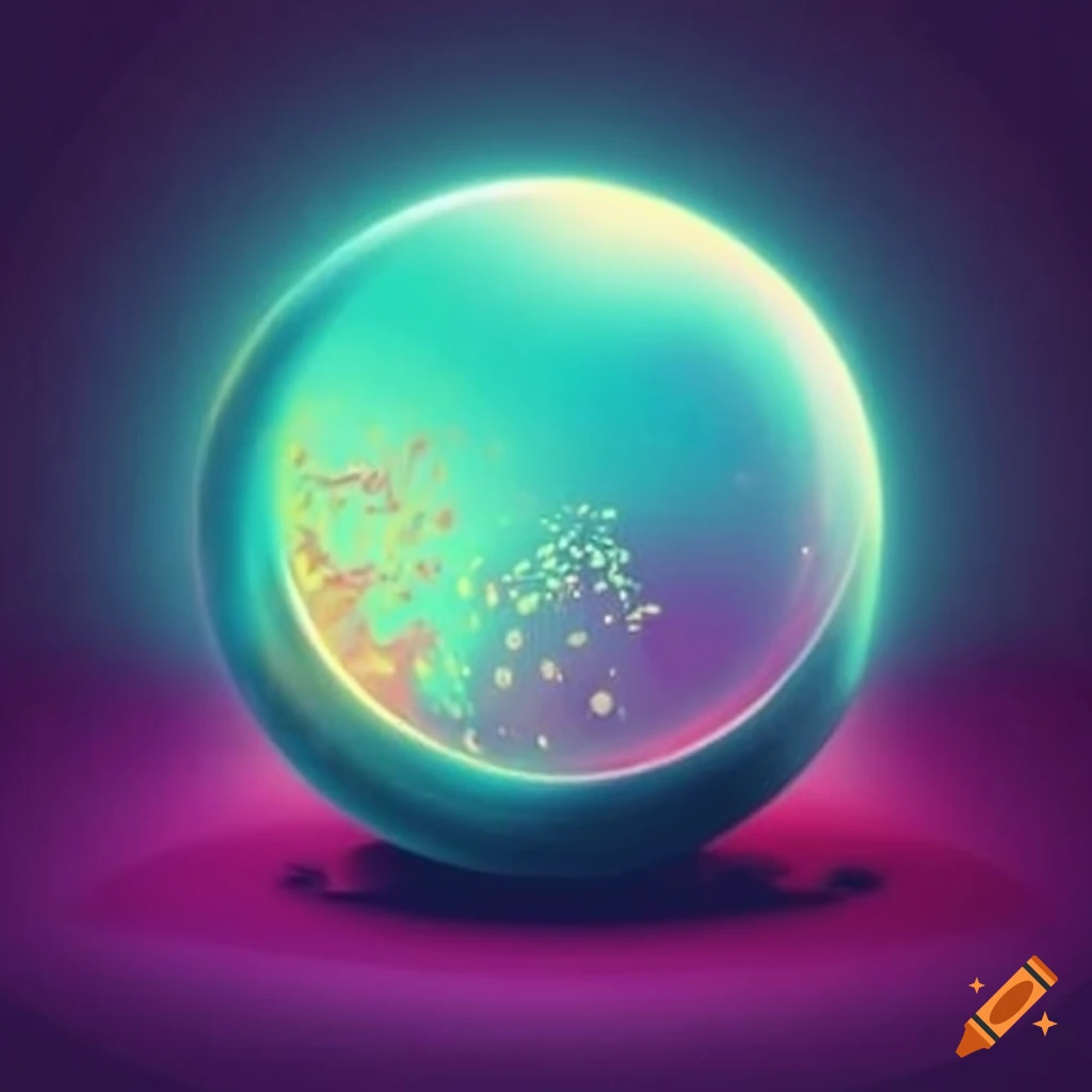 Glimmering magic ball