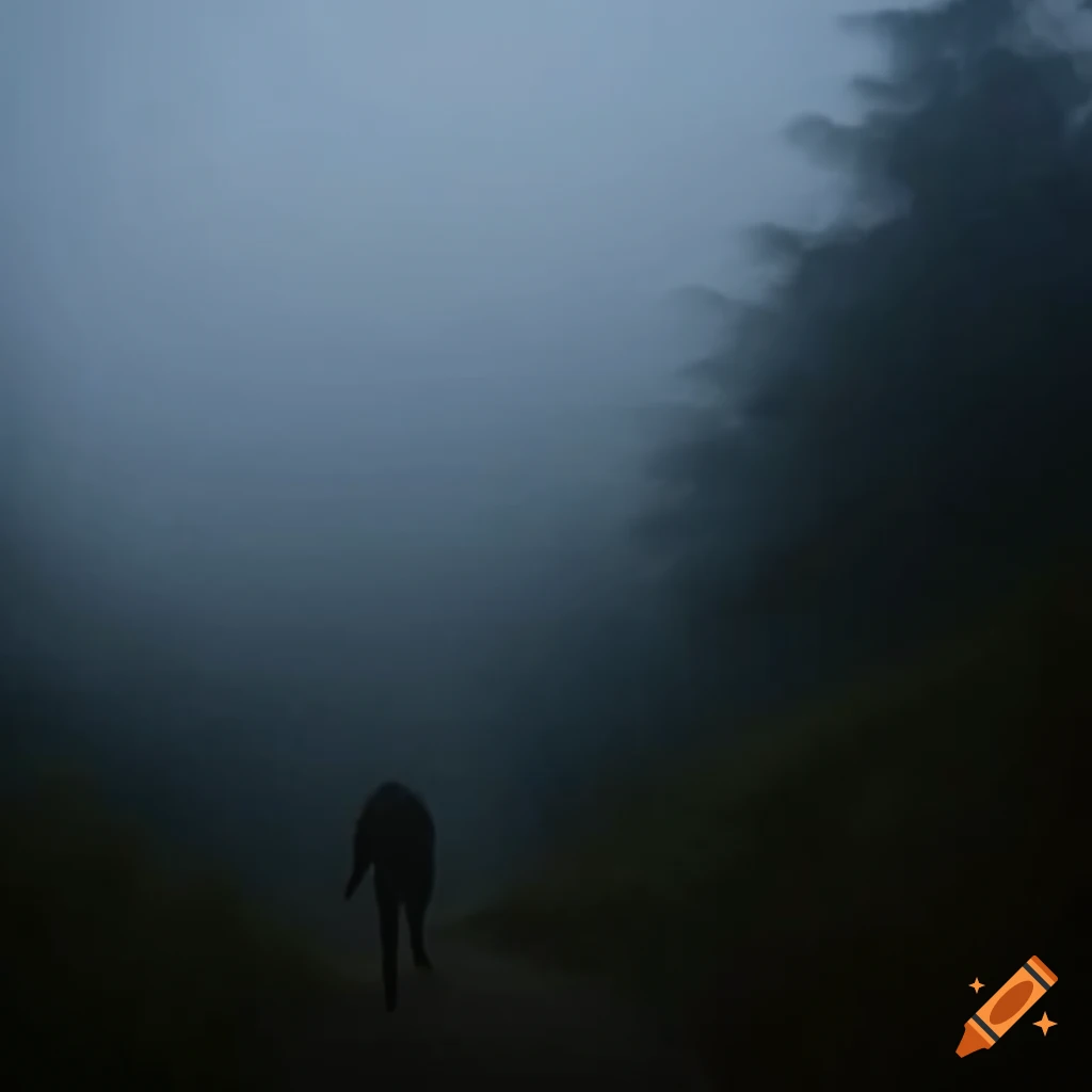 imagen con niebla en una montaña