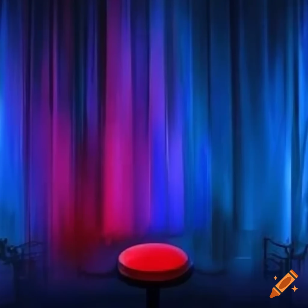 fondo crema estilo teatro musical con colores en los laterales