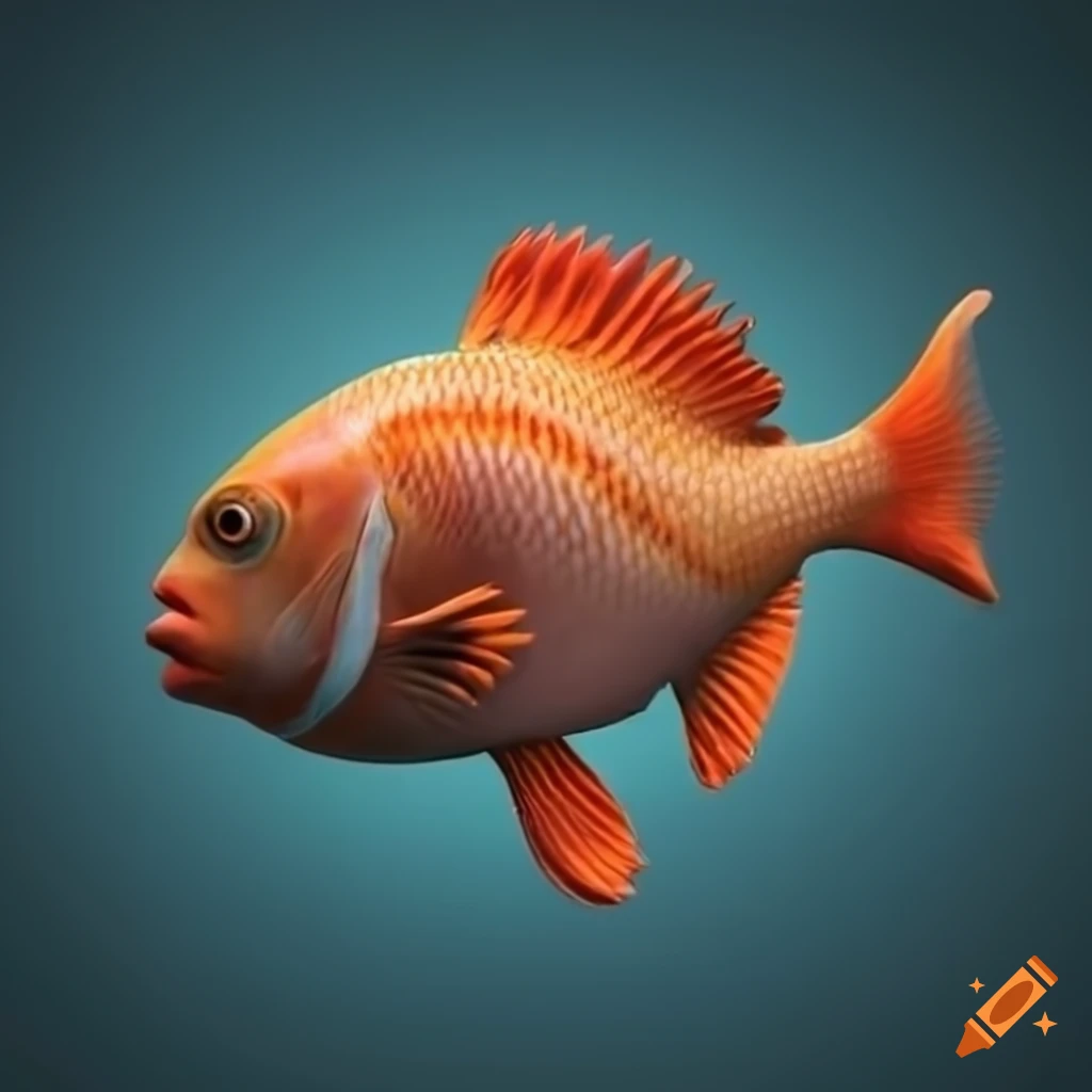Cartoon fish character named mr. blobby