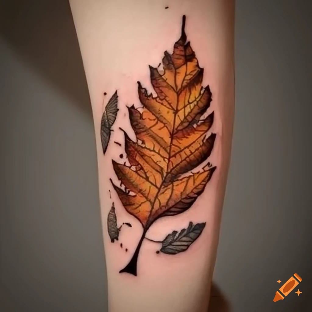 Vine Leaves Temporary Tattoo Set (2 tattoos) – TattooIcon