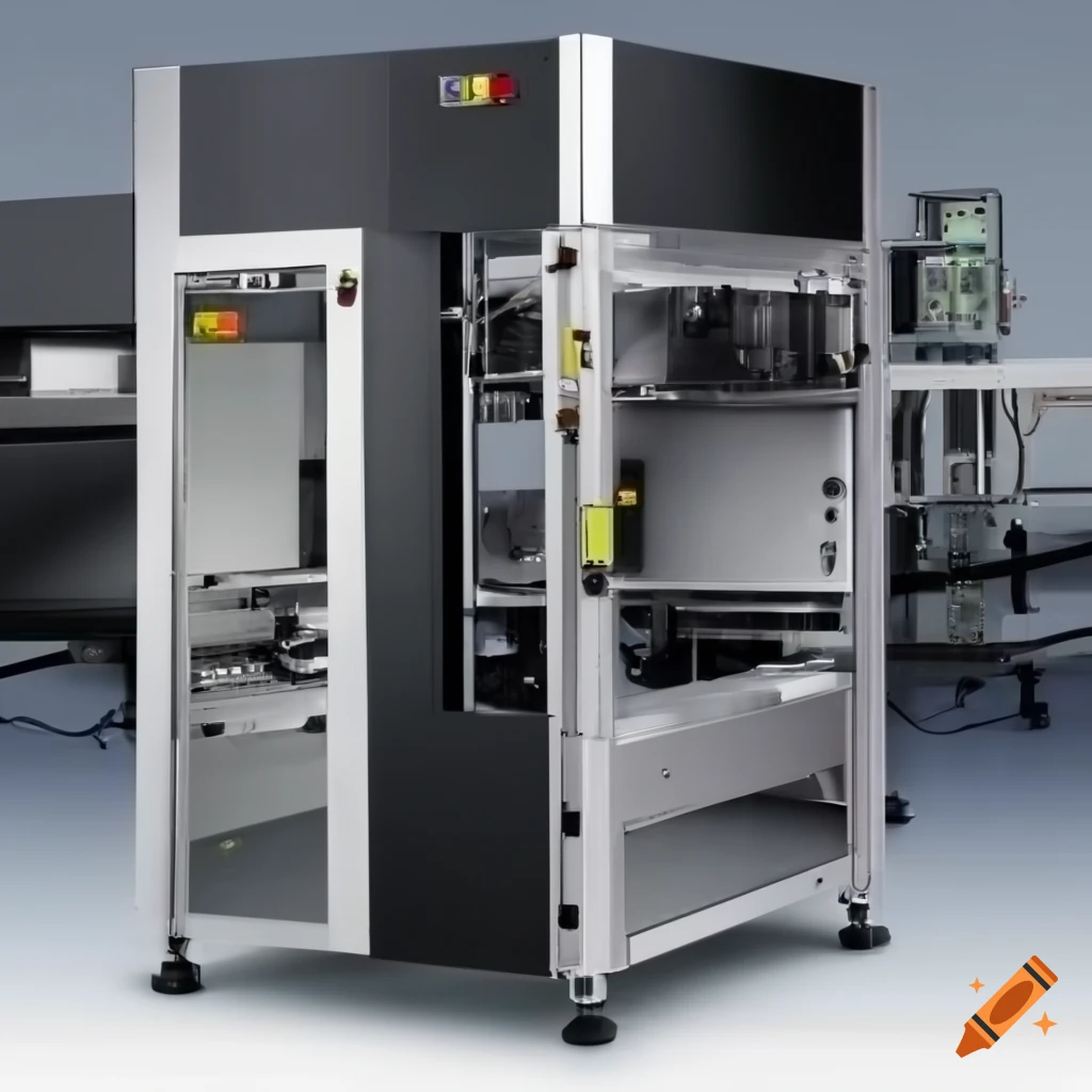 Photorealistic modular design of product inspection machines on Craiyon
