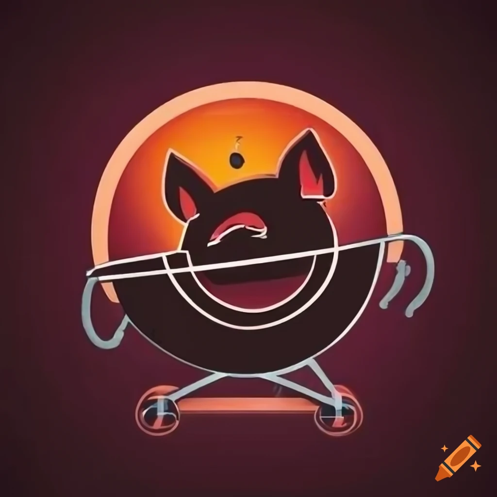logo of a pig on a grill