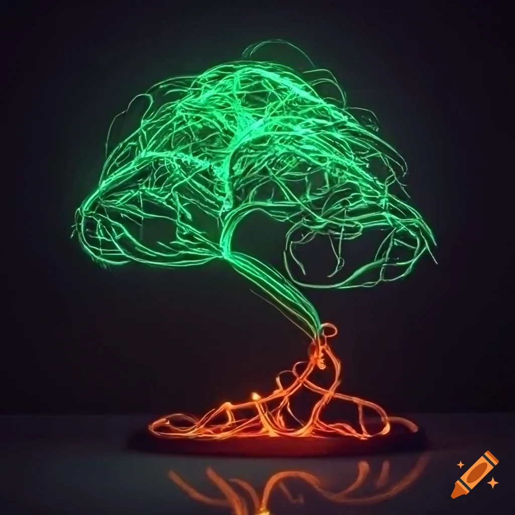 wire-art-of-a-glowing-tree-on-craiyon