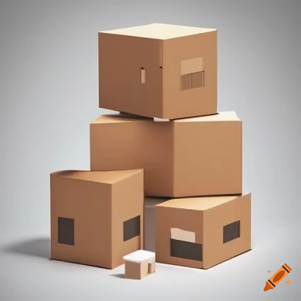 assortment of shipping cartons in different sizes