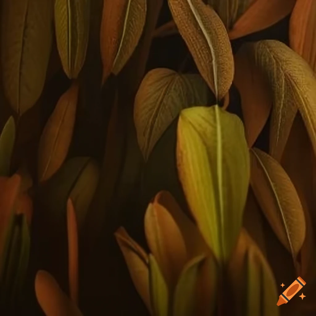plants covered in iron dust