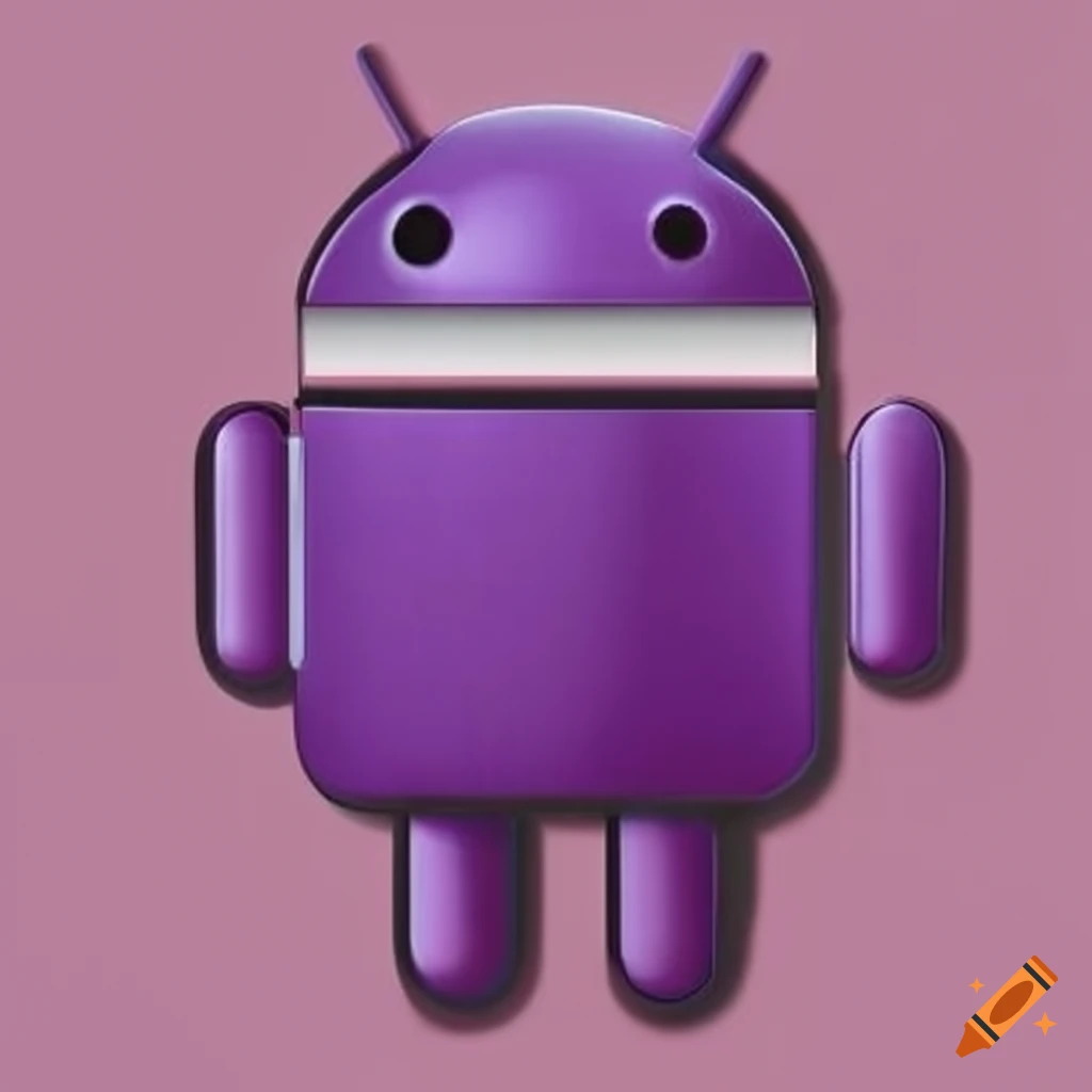 pink and purple Android icon